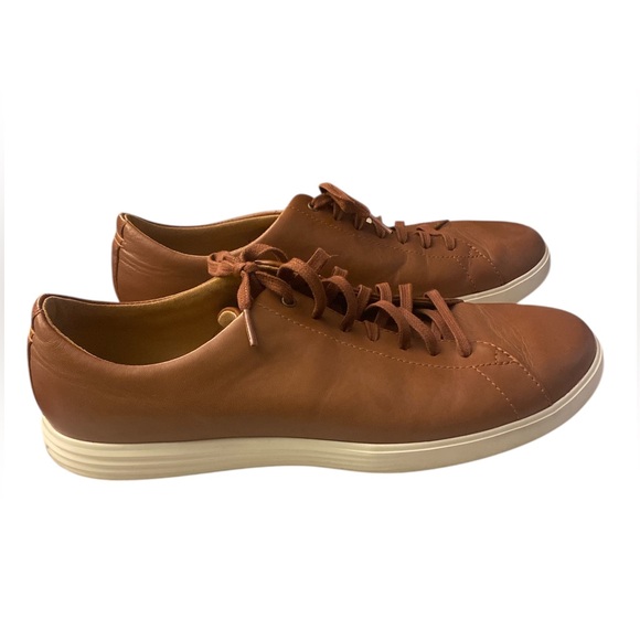 Cole Haan Brown Leather Sneakers GUC 11M - Picture 1 of 7